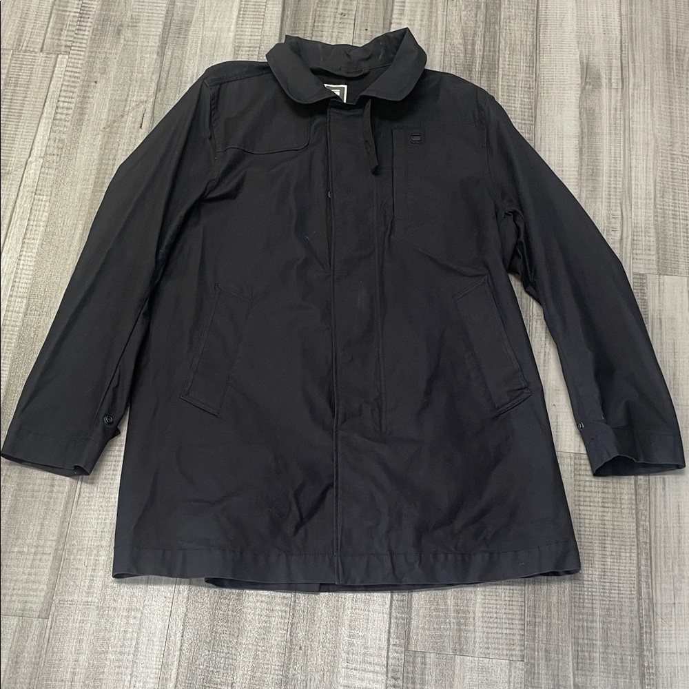 G-Star Men's Black Raincoat